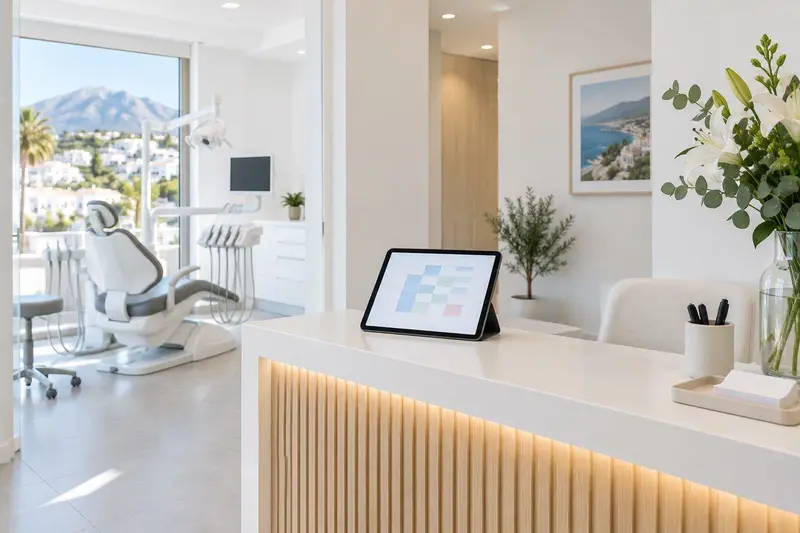 Clínica dental en Mijas usando un agente de inteligencia artificial para gestionar citas