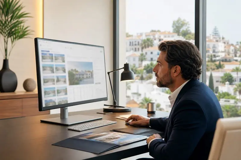 Automatización con IA para inmobiliarias en Marbella