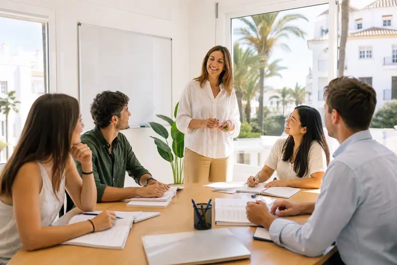 Diseño web para academias de idiomas en Marbella