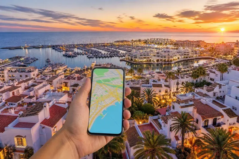 Cómo salir en Google Maps en Benalmádena